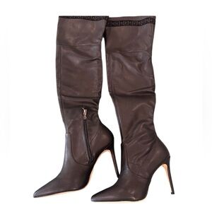 🔥 GUESS Y2K women’s Black over knee High Boots - size 10